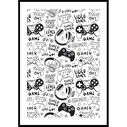 Poster Gallerix Gamer Level Up