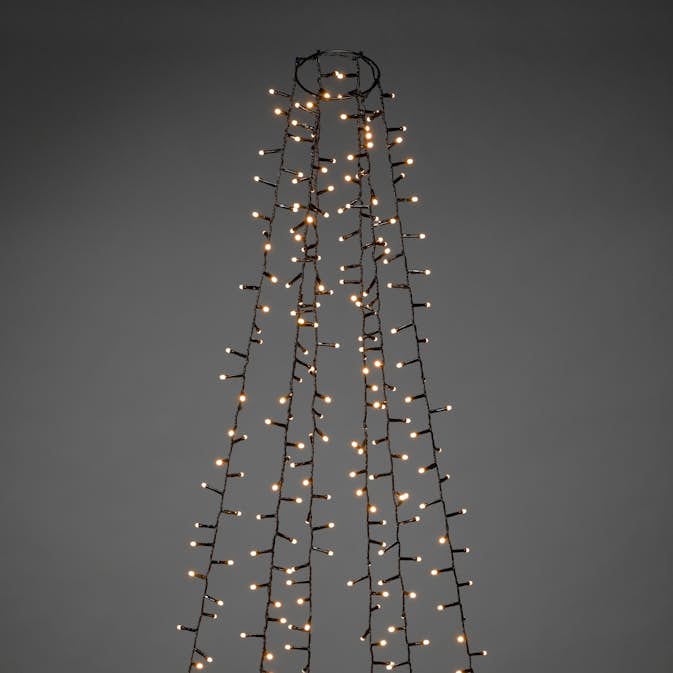 Julgransslinga Gnosjö Konstsmide Cluster Frost 110/180x6 30V