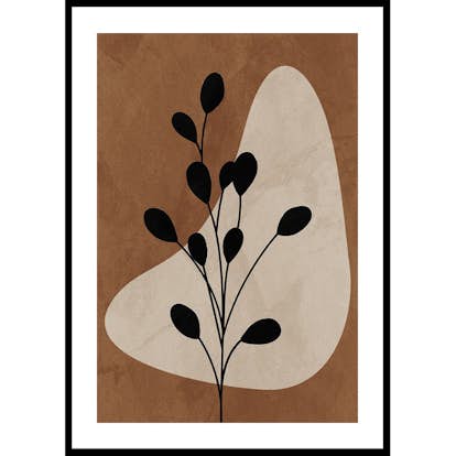Poster Gallerix Abstract Botanical Painting
