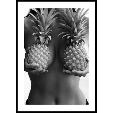 Poster Gallerix Them Pineapples B&W