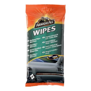 Rengöringsduk Armor All Vinyl Matt Wipes Flatpack