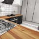 Köksbänkskiva Interbuild Acacia Massivt Trä 2200x635x26 mm Gyllene Teak
