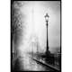 Poster Gallerix Paris In Fog B&W