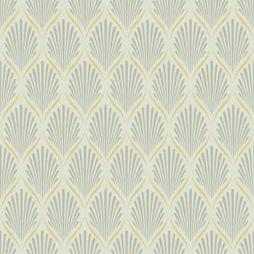 Tapet Duro Lilly Grön 68102