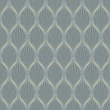 Tapet Duro Lilly Blå 68103