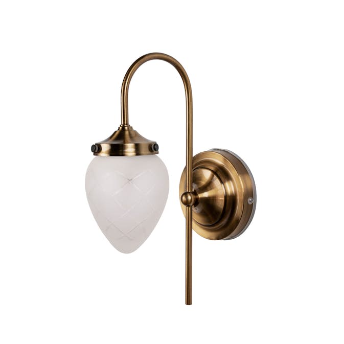 Vägglampa Globen Lighting Juni IP44 Slipad