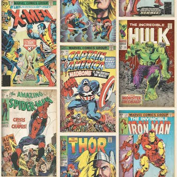 Barntapet Superfresco Easy K@H Marvel Superhjälte 70-238