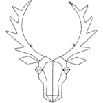 Inomhusdekoration Star Trading Cupid Renhuvud