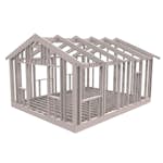 Attefallsstomme Byggstommar 22 grader 6000x4766 mm