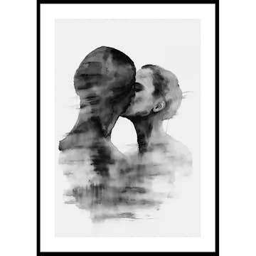 Poster Gallerix Monochrome Kiss