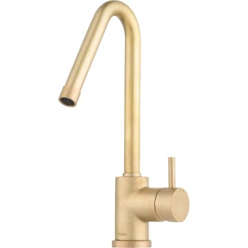 Köksblandare Mora Izzy Raw Engreppsblandare Råmässing med Svängbar Pip