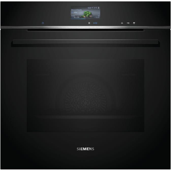 Inbyggnadsugn Siemens HR736G1B1 iQ700 Svart med Ångfunktion och WiFi