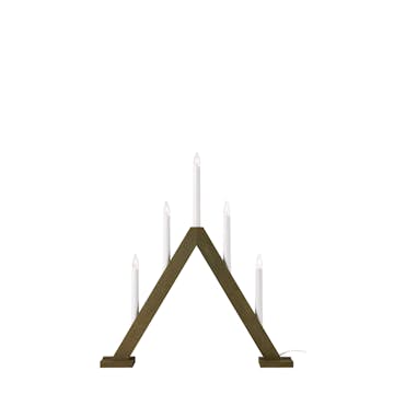 Adventsljusstake Markslöjd Ariele Träljusstake 5 Ljus