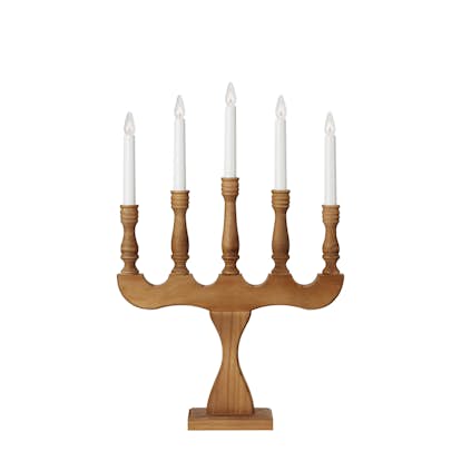 Adventsljusstake Markslöjd Svaneholm Träljusstake 5 Ljus