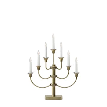 Adventsljusstake Markslöjd Gylling Mässing 7 Ljus