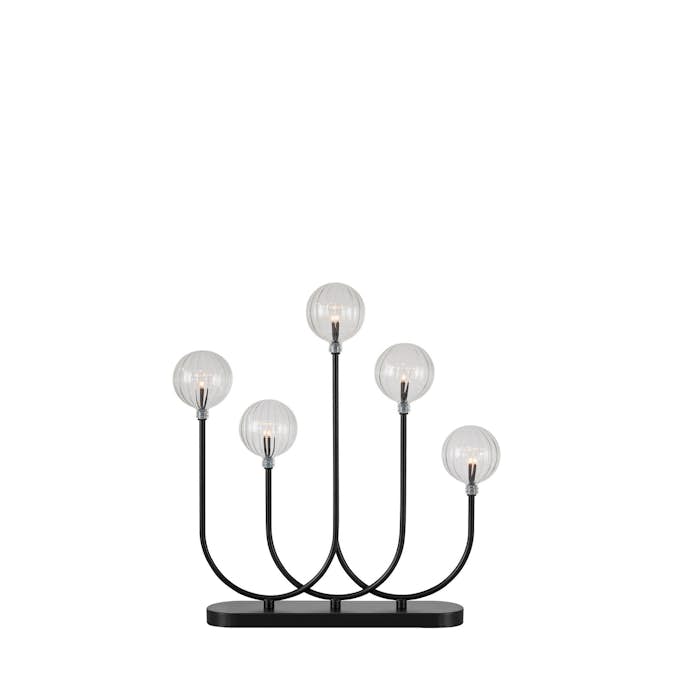 Adventsljusstake Markslöjd Soro Ljusstake med Glaskupor 5 Ljus