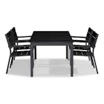 Matgrupp Comfort Garden Tunis Matgrupp Utomhus 150x90 med 4 Stapelstolar