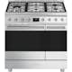 Gasspis Smeg C92GMX2 Sinfonia Rostfri med Dubbelugn och Grillfunktion
