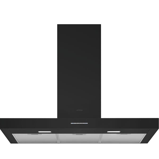 Vägghängd Köksfläkt Smeg KBT900NE Svart Elegant Design