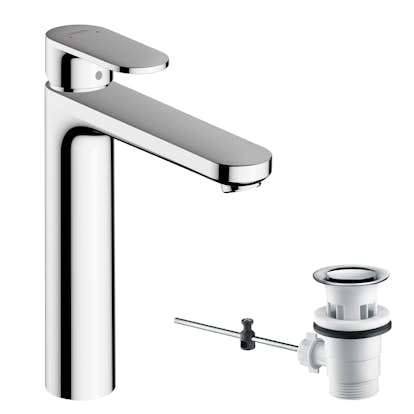 Tvättställsblandare Hansgrohe Vernis Blend 190 med Lyftventil