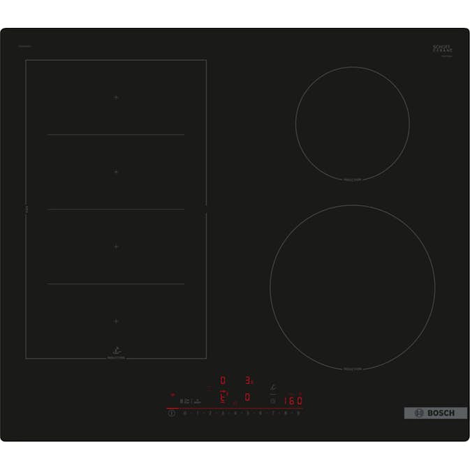 Induktionshäll Bosch Serie 6 PIX61RHC1E Svart 4 Zoner FlexInduction