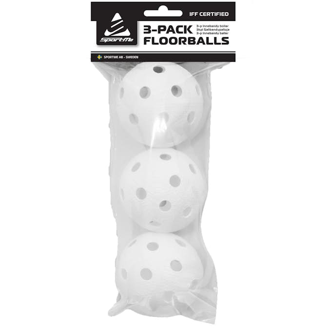 Innebandybollar SportMe 3 Pack IFF-Godkända