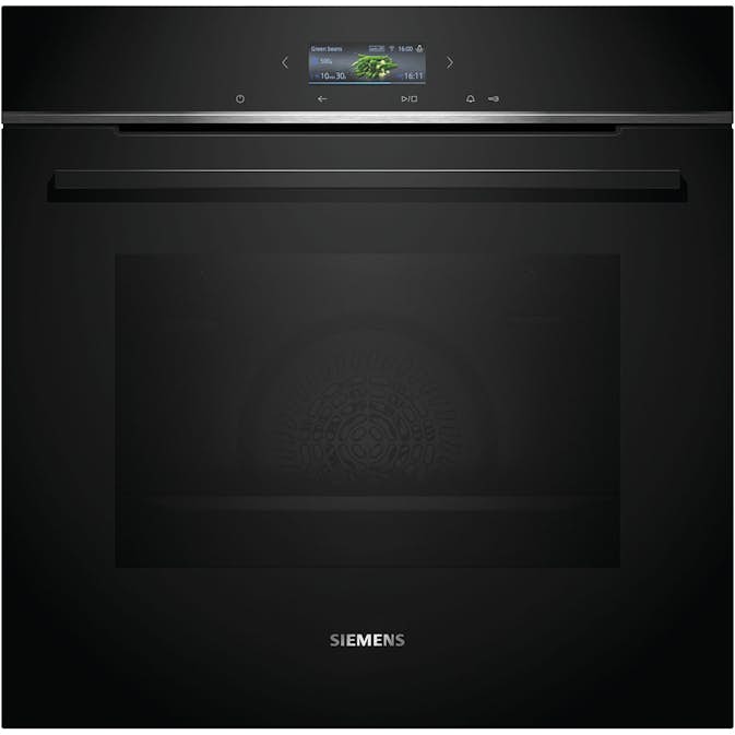 Inbyggnadsugn Siemens iQ700 HB772A1B1S Svart Smart Funktion