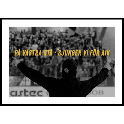 Poster Gallerix På Västra Stå Skellefteå AIK