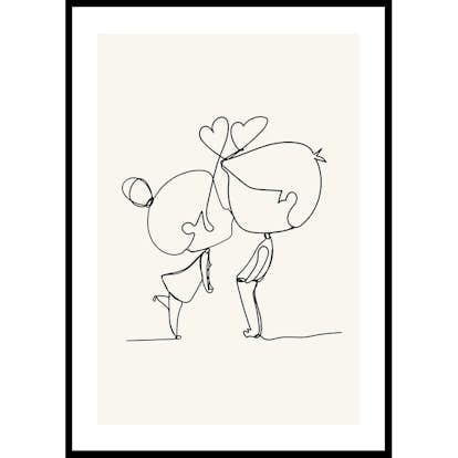 Poster Gallerix Contour of Affection