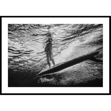 Poster Gallerix Silhouette Of A Surfer