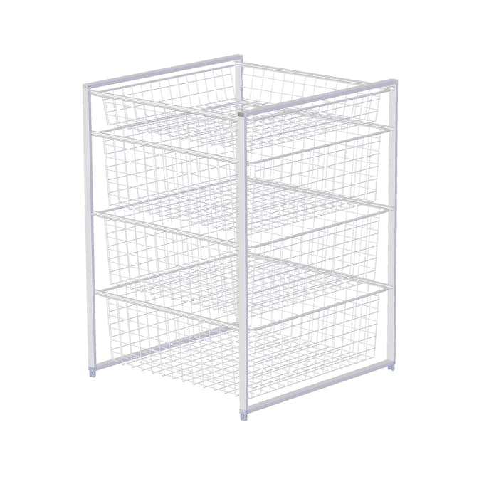 Startkit Lundbergs Wide Trådback Vit 550 mm