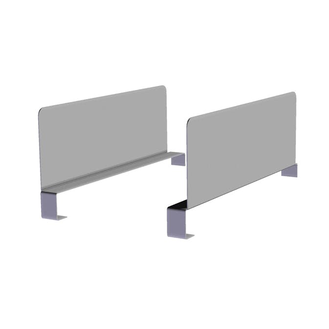 Bokstöd Lundbergs Wide Vit 300x100 mm