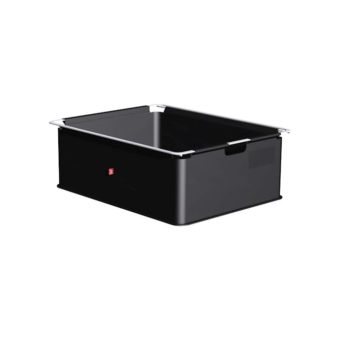 Tygback Lundbergs Wide Svart 427 mm