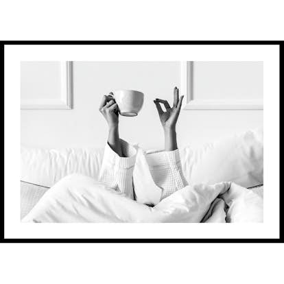 Poster Gallerix Morning Zen Coffee In Bed