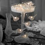 Ljusslinga Star Trading Dew Drop LED 46 Ljus med Fåglar Batteridriven