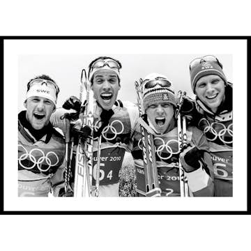 Poster Gallerix OS-Guld Skidor Vancover 2010