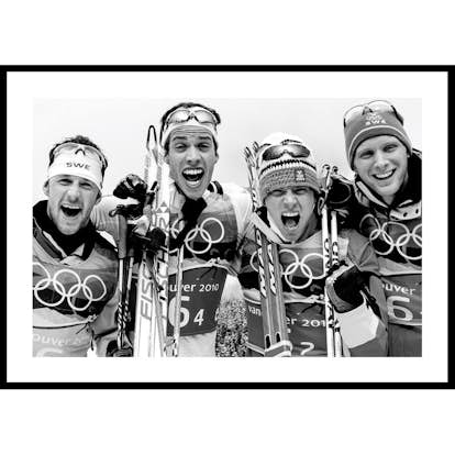 Poster Gallerix OS-Guld Skidor Vancover 2010