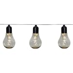 Ljusslinga Star Trading Glow 10L Batteridriven Utebelysning Svart 4m