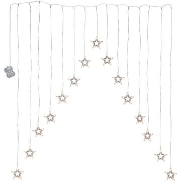 Ljusgardin Star Trading Decy Star