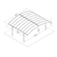 Dubbel Carport Canopia by Palram Arizona Breeze Carport I Metall 6x5 m