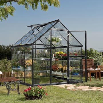 Växthus Canopia by Palram Harmony Aluminiumram med UV-Skyddad Polykarbonat & Ventilationsfönster, 2,3 m²