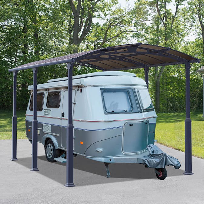 Carport Canopia by Palram Alpine I Metall För Husbil 3,6x5 m