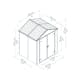 Redskapsbod Canopia by Palram Rubicon 2,8 m²