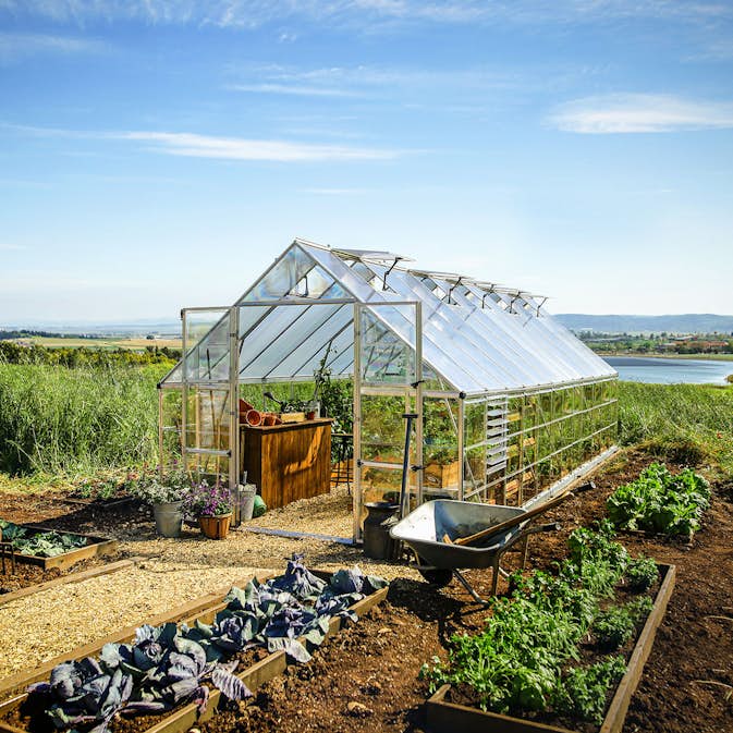 Växthus Canopia by Palram Balance 21,5 m² Silver