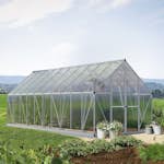 Växthus Canopia by Palram Essence Aluminiumram med UV-Skyddad Polykarbonat & Ventilationsfönster, 14,7 m²