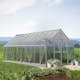Växthus Canopia by Palram Essence Aluminiumram med UV-Skyddad Polykarbonat & Ventilationsfönster, 14,7 m²