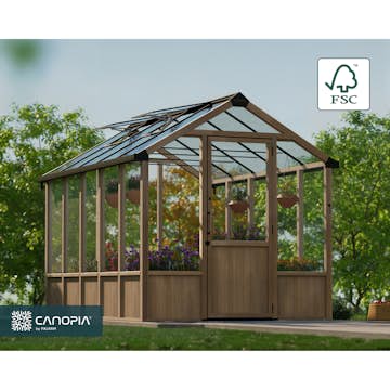 Canopia Natura - Växthus i cederträ, byggsats