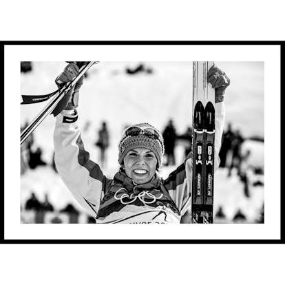 Poster Gallerix Charlotte Kalla OS-guld 2010 No2