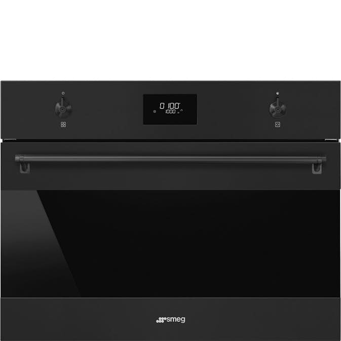 Kombiugn Smeg SO4301M0N Svart Med Grill, Display och Micro