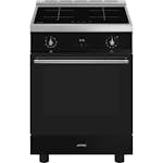 Induktionsspis Smeg C6IPBLT2 Svart Rostfritt Stål